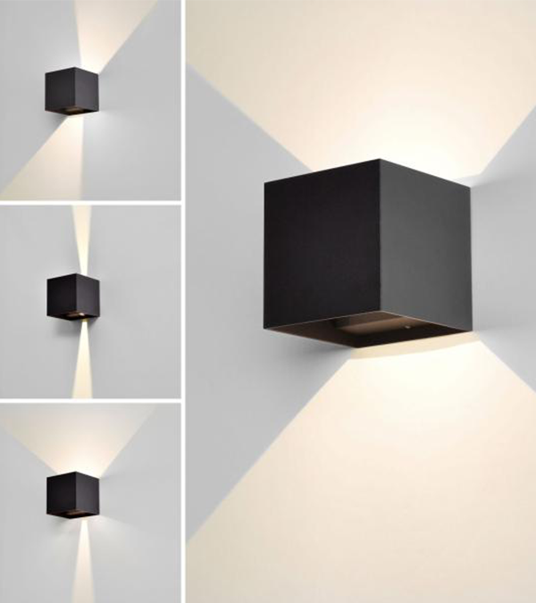 100 Kare Çift Yönlü Karartma Duvar Lambası HR60432-G9 100 Kare Çift Yönlü Karartma Duvar Lambası HR60432-G9