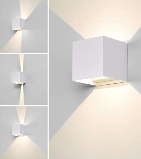 100 Kare Çift Yönlü Karartma Duvar Lambası HR60432-G9 100 Kare Çift Yönlü Karartma Duvar Lambası HR60432-G9