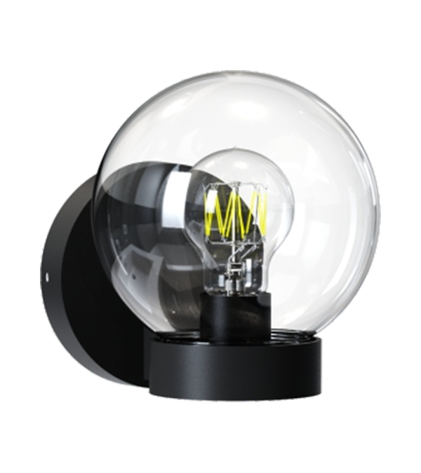 Yuvarlak Camlı Plastik Duvar Lambası HR60771 Yuvarlak Camlı Plastik Duvar Lambası HR60771