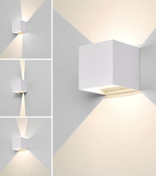 100 Kare LED Çift Yönlü Karartma Duvar Lambası HR60432-LED 100 Kare LED Çift Yönlü Karartma Duvar Lambası HR60432-LED