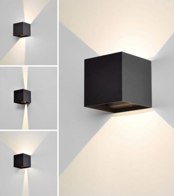 100 Kare LED Çift Yönlü Karartma Duvar Lambası HR60432-LED 100 Kare LED Çift Yönlü Karartma Duvar Lambası HR60432-LED