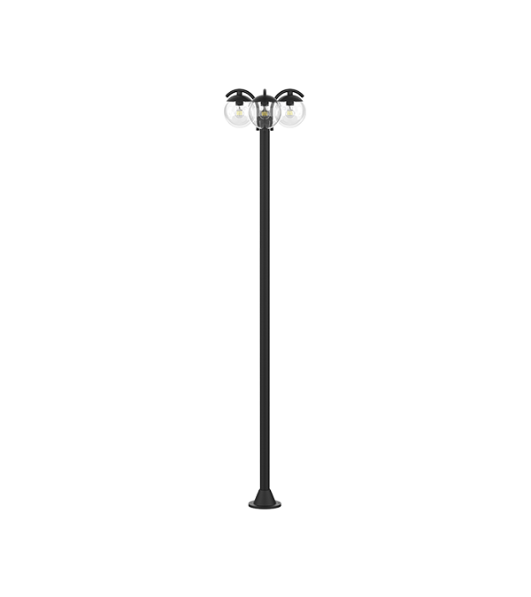 Üç Yuvarlak Cam Bahçe Lambası HR60694 Üç Yuvarlak Cam Bahçe Lambası HR60694