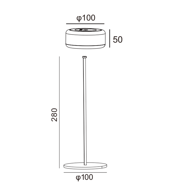 300 Yüksek Masa Lambası HR95002-330 300 Yüksek Masa Lambası HR95002-330