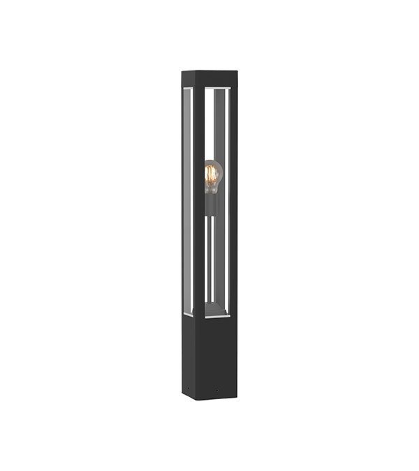 Dört Taraflı Kenarlı Camlı Bahçe Lambası HR60041-800 Dört Taraflı Kenarlı Camlı Bahçe Lambası HR60041-800