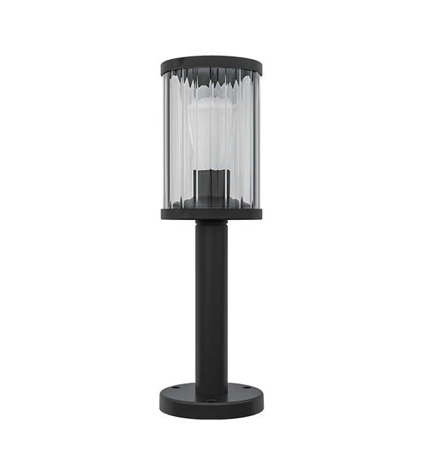 Dikey Çizgili Camlı LED Bahçe Lambası HR60132-600 Dikey Çizgili Camlı LED Bahçe Lambası HR60132-600