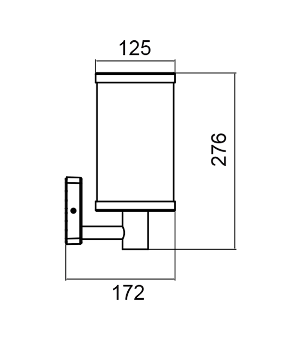 Dikey Şerit Camlı E27 Duvar Lambası HR60131 Dikey Şerit Camlı E27 Duvar Lambası HR60131