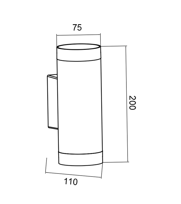 75LED Kırmızı Duvar Lambası HR60276-ZGB 75LED Kırmızı Duvar Lambası HR60276-ZGB