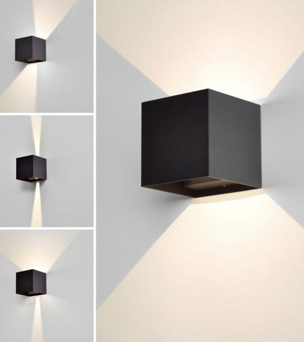 100 Kare LED Çift Yönlü Karartma Duvar Lambası HR60432-LED 100 Kare LED Çift Yönlü Karartma Duvar Lambası HR60432-LED